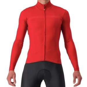 Castelli Pro Thermal Mid Long Sleeve Jersey - Pro Red / 2XLarge