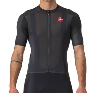 Castelli Superleggera 2 Short Sleeve Cycling Jersey - Light Black / Medium