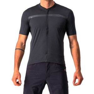 Castelli Unlimited Allroad Short Sleeve Cycling Jersey - SS22 - Dark Grey / XSmall