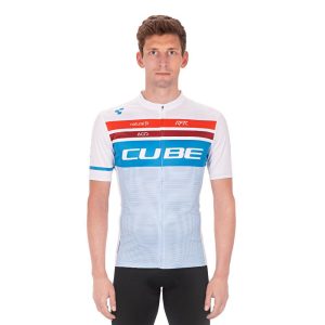 Cube Teamline Competition Short Sleeve Jersey Wit M Man
