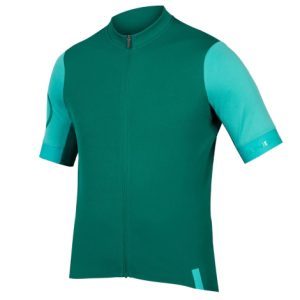 Endura FS260 Short Sleeve Cycling Jersey - Emerald Green / XSmall