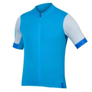Endura FS260 Short Sleeve Cycling Jersey - Hi Vis Blue / XSmall