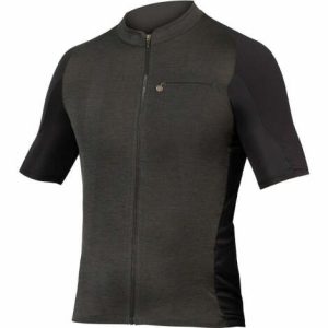 Endura GV500 Reiver Short Sleeve Cycling Jersey - Black / Small