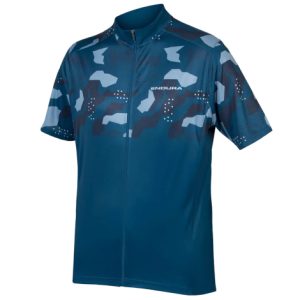 Endura Hummvee Ray Short Sleeve Cycling Jersey - Blueberry / Small