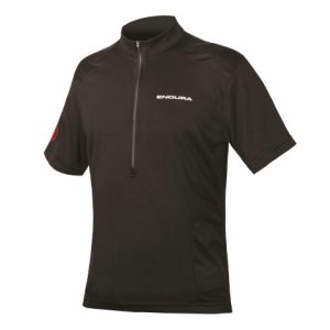 Endura Hummvee Short Sleeve Cycling Jersey - Black / Small