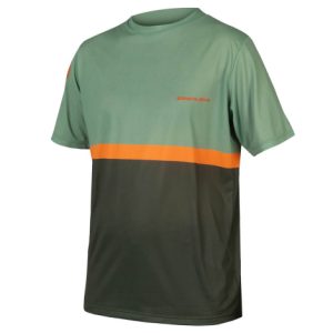 Endura SingleTrack Core II Short Sleeve Cycling Jersey - Tangerine / Small