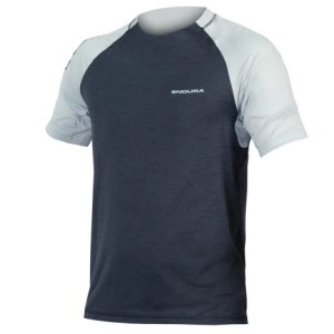 Endura SingleTrack Short Sleeve Cycling Jersey - Ink Blue / Small