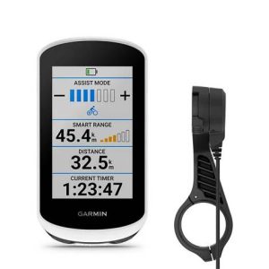 Garmin Edge Explore 2 GPS Computer Power Mount Bundle - Black / White / Power Mount Bundle