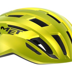Met Vinci MIPS Road Helmet (Gloss Lime Yellow Metallic) (M)
