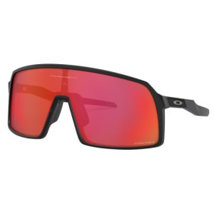Oakley Sutro Prizm Sunglasses - Matt Black / Prizm Trail Torch / OO9406-1137