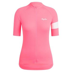 Rapha Core Lightweight Short Sleeve Jersey Roze L Vrouw