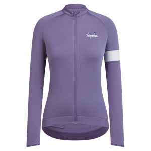 Rapha Core Long Sleeve Jersey Paars M Vrouw