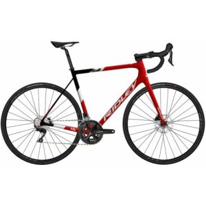 Ridley Helium Disc 105 Carbon Road Bike - Red / White / Black / S