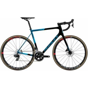 Ridley Helium Disc Rival AXS Carbon Road Bike - Black / Belgian Blue / XS