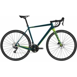 Ridley Kanzo Adventure 1.0 GRX600 Carbon Gravel Bike - 2022 - Jeans Blue / Lime Green / L
