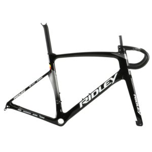 Ridley Noah Fast Disc Lotto Soudal Team Frameset - Black / Silver / Small / 42cm Bars / 100mm Stem