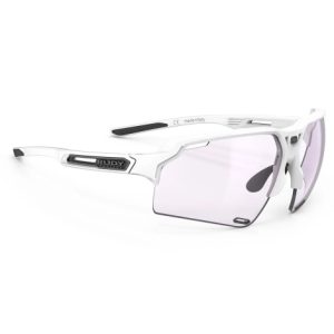 Rudy Project Deltabeat Sunglasses ImpactX Photochromic 2 Lens - White Gloss / Laser Purple