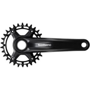 Shimano MT510 Single 12 Speed Chainset - Black / 30 / 175mm / 12 Speed