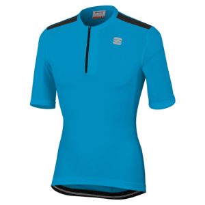Sportful Giara Tee Short Sleeve Cycling Jersey - Blue Atomic / Large