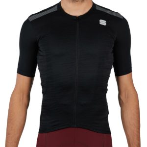 Sportful Supergiara Short Sleeve Cycling Jersey - Black / Medium