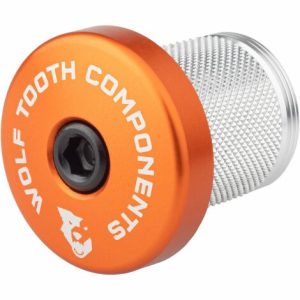 Wolf Tooth Compression Plug with Integrated Spacer Stem Cap - Orange