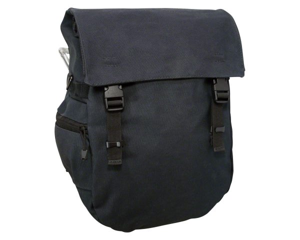 Banjo Brothers Minnehaha Waterproof Canvas Pannier (Black) (18L)