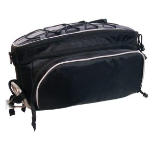 Banjo Brothers Rack Top Pannier Bag (Black) (14.7-21.3L)