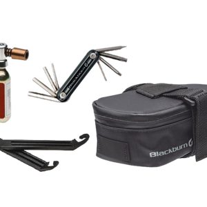 Blackburn Local CO2 Ride Kit (Black) (Saddlebag, Multitool, CO2, Tire Levers)