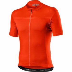Castelli Classifica Short Sleeve Cycling Jersey - Brilliant Orange / Small