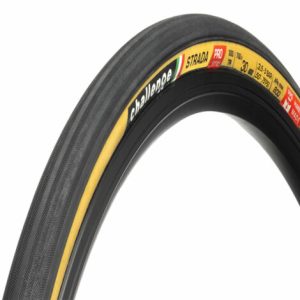 Challenge Strada Pro Handmade Clincher Road Tyre - Black / Tan / 700c / 30mm / Folding / Clincher