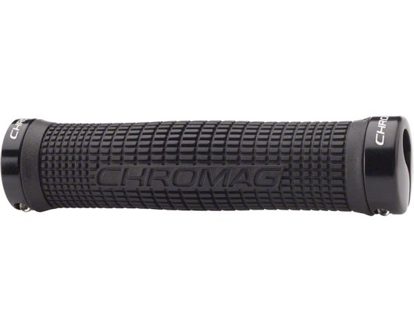 Chromag Squarewave Grips (Black) (142mm)