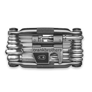 Crankbrothers M19 Multi Tool (Nickel) (w/ Flask)