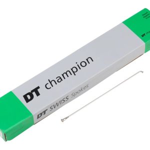 DT Swiss Champion J-bend Spoke (Silver) (2.0mm) (294mm) (Box of 100)