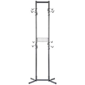 Delta Freestanding Bike Rack (Silver) (4 Bikes)