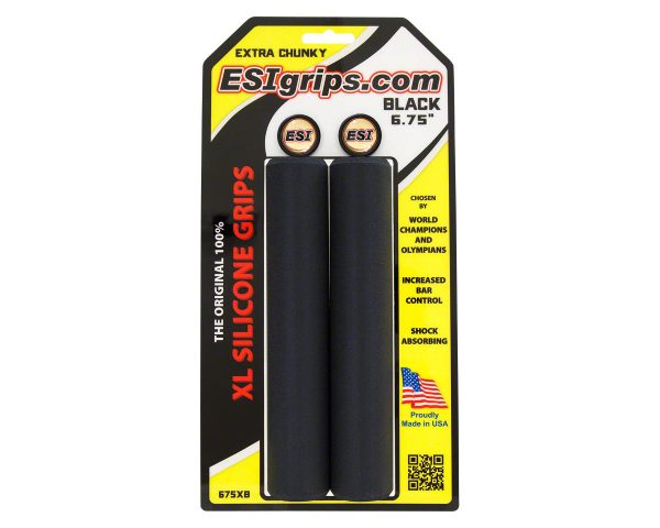 ESI Grips XL 6.75" Extra Chunky Grips (Black)