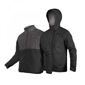 Endura | Hummvee 3-In-1 Waterproof Jacket Men's | Size Small In Black | Polyester