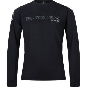 Endura Kids MT500 Burner Long Sleeve Jersey - 7 - 8 Years / Black