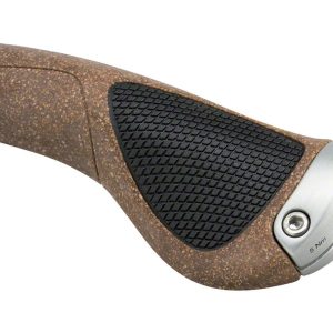 Ergon GP1 BioKork Grips (Black/Tan) (Regular) (S)