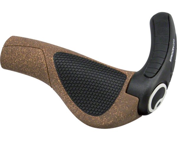 Ergon GP3 BioKork Grips (Black/Tan) (Regular) (S)