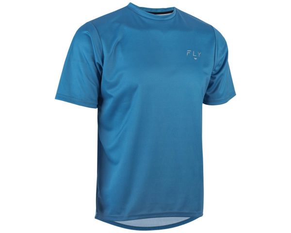 Fly Racing Action Short Sleeve Jersey (Slate Blue) (2XL)