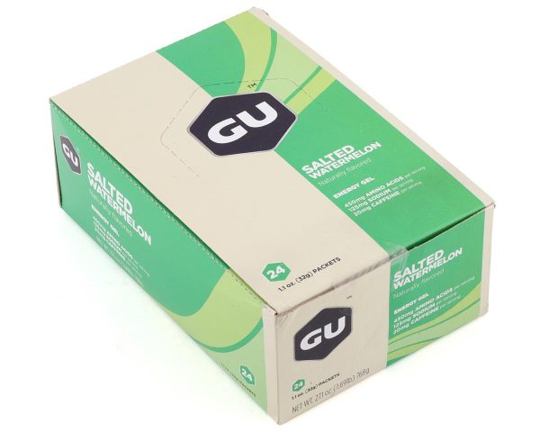 GU Energy Gel (Salted Watermelon) (24 | 1.1oz Packets)