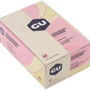 GU Energy Gel (Strawberry Banana) (24 | 1.1oz Packets)