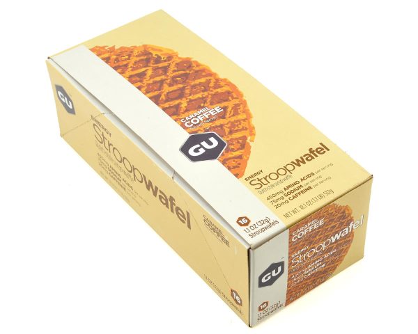 GU Energy Stroopwafel (Caramel Coffee) (16 | 1.1oz Packets)