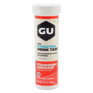 GU Hydration Drink Tablets (Strawberry Lemonade) (8 Tubes)