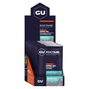 GU Roctane Energy Drink Mix (Summit Tea w/Caffeine) (10 | 2.3oz Packets)