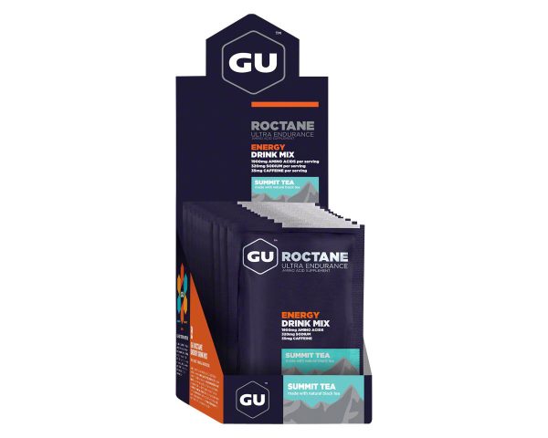 GU Roctane Energy Drink Mix (Summit Tea w/Caffeine) (10 | 2.3oz Packets)