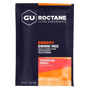 GU Roctane Energy Drink Mix (Tropical Fruit w/Caffeine) (10 | 2.3oz Packets)