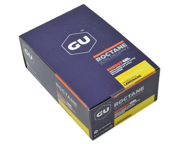 GU Roctane Energy Gel (Lemonade) (24 | 1.1oz Packets)