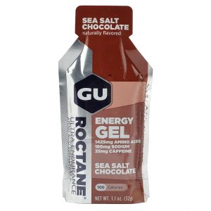 GU Roctane Energy Gel (Sea Salt Chocolate) (24 | 1.1oz Packets)