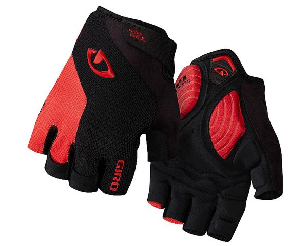 Giro Strade Dure Supergel Short Finger Gloves (Black/Bright Red) (S)